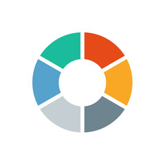 Fototapeta premium Colorful diagram infographic elements 