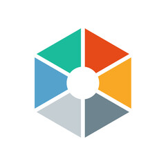 Colorful diagram infographic elements 