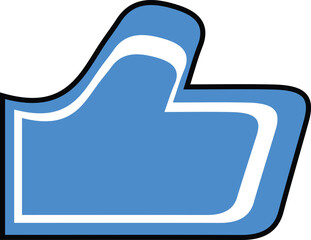 like icon symbol on white