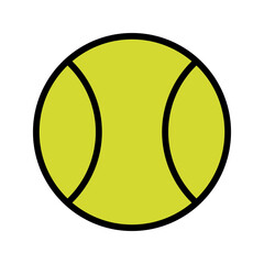 tennis ball icon. tennis ball icon page symbol for your website design tennis ball icon logo, sports application