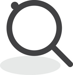 magnifying glass isolated on white