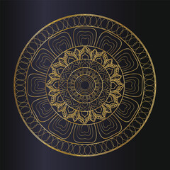 Chic Luxury Mandala Background for Social Media