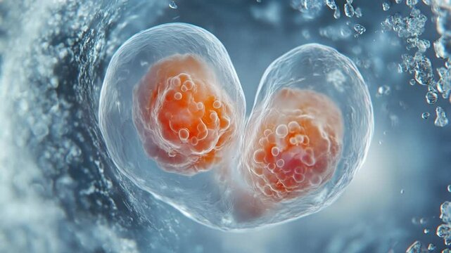 The stage after the zygote, or fertilized egg, has undergone its first cell division, resulting in two cells called blastomeres