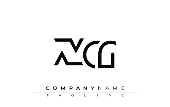 XCR abstract letter design. Modern Business Logo Design With Abstract Typography and Contemporary Style