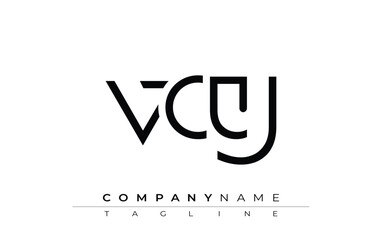 VCY abstract letter design. Modern Business Logo Design With Abstract Typography and Contemporary Style