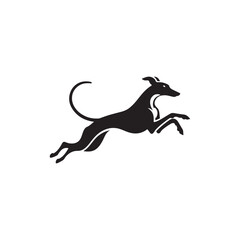 Italian Greyhound Dog Silhouette Vector – A sleek, elegant outline capturing the breed’s slender frame, arched back, and graceful stance, perfect for artistic, pet-themed design projects.

