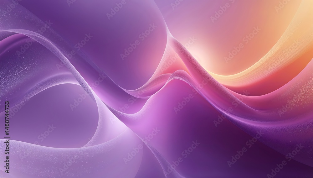 Poster elegant and abstract wave background with soft gradient colors and light