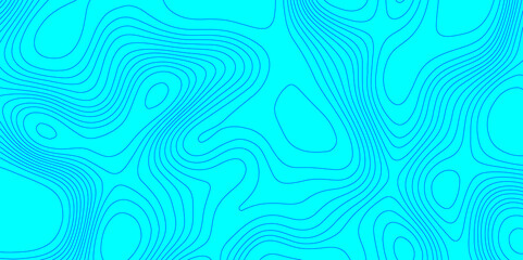 Blue wave paper curved reliefs topographic map contours line abstract texture background, seamless ornament design geographic line map landscape geodesy mountain relief topographic map background.