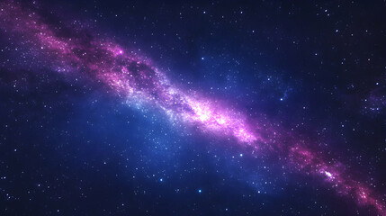 Naklejka premium Stunning Cosmic Scene with Vibrant Colors and Starry Background