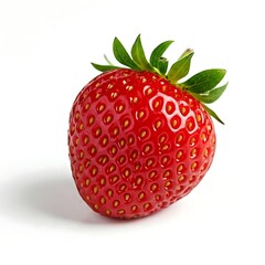 strawberry on white background