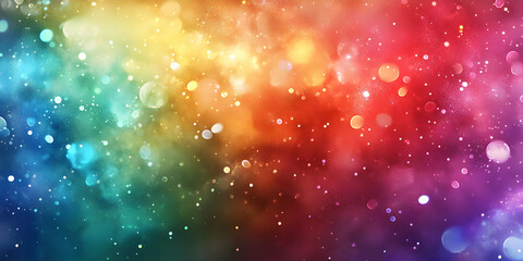 Obraz premium Colorful Abstract Background with Bokeh and Soft Light Effects
