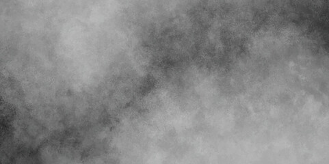 Monochrome light texture with abstract white powder dust explosion on black background shade of gray watercolor grungy design, rustic modern art grunge textured painted isolated on black background.