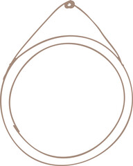 Handdrawn Simple Line Picture Frame Illustration
