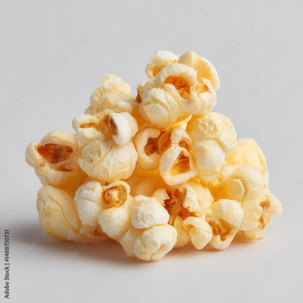 Poster a delicious stack of freshly popped popcorn, ready to be enjoyed during movie night. each kernel is 