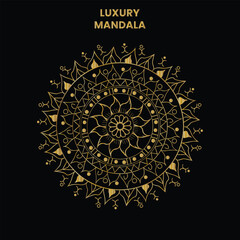 Luxury Abstract Mandala Design Background