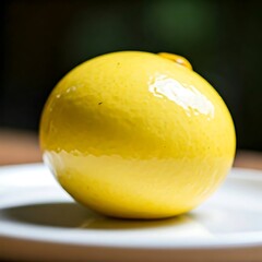 lemon on a plate