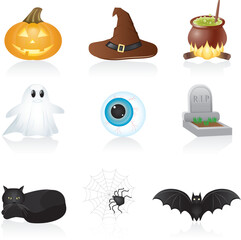 Icon set Halloween