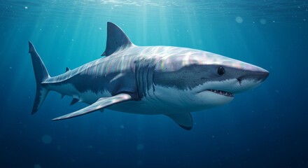 Fototapeta premium great white shark