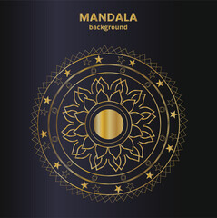 Luxury Gold Mandala Background for Premium Designs