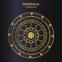 Luxury Gold Mandala Background for Premium Designs