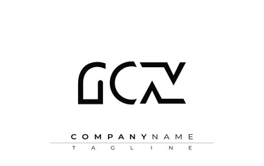 RCX abstract letter design. Modern Business Logo Design With Abstract Typography and Contemporary Style