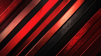 Fototapeta premium Abstract Red and Black Diagonal Stripes Background Image