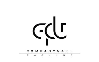 QCT abstract letter design. Modern Business Logo Design With Abstract Typography and Contemporary Style