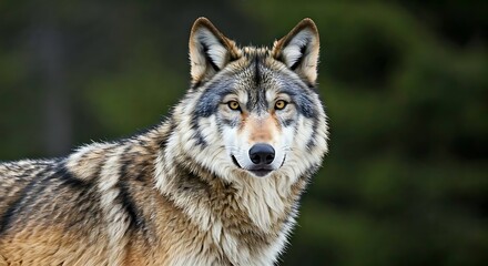portrait of a wolf