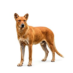 dog on white background