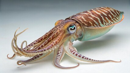 Obraz premium Cuttlefish on studio background