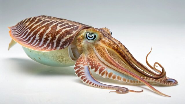 Cuttlefish on studio background