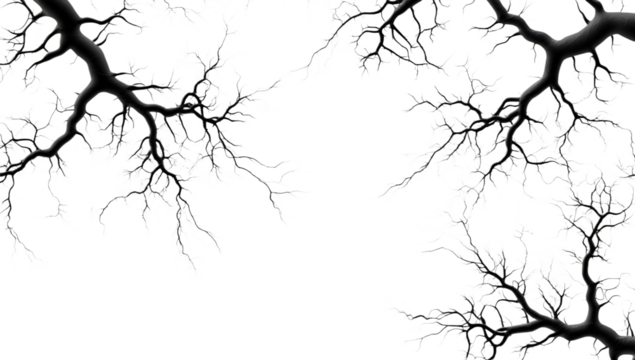 Abstract tree branches dark background design - Powered by Adobe