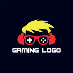digital videos gaming logo design vector