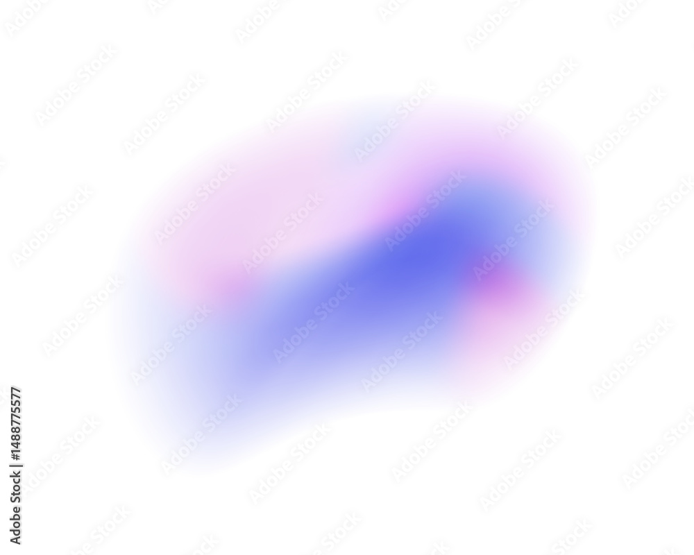 Poster soft blue gradient background with pastel mesh elements, blurred circular shapes, and smooth color g