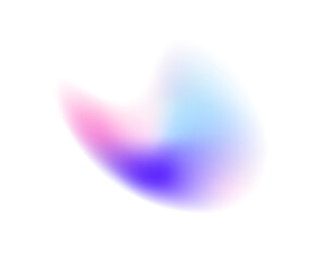 Gradient background with abstract blur effect, blue and green color transition, grainy watercolor texture, fluid neon mesh design.  Abstract Transparent PNG element. 