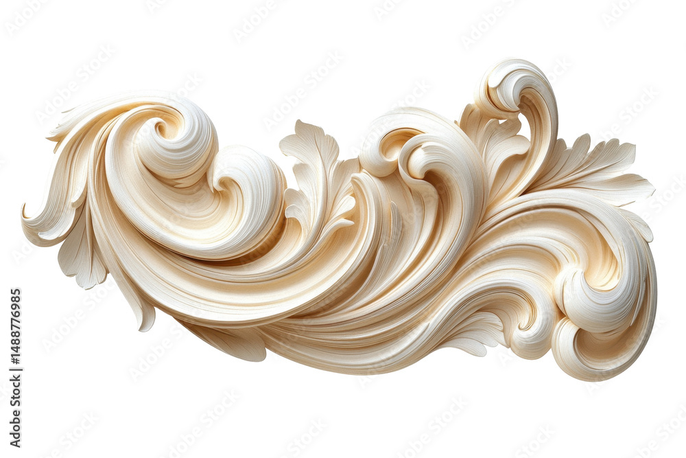 Poster abstract fluid swirl with vibrant orange, blue, and gray hues on a transparent background ideal for 