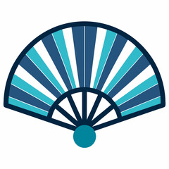 retro fan vector Vector icon illustration silhouette Graphics design image white background