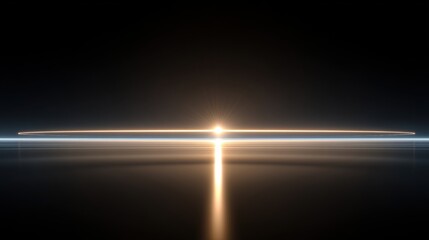 Abstract digital design with radiant light beams.