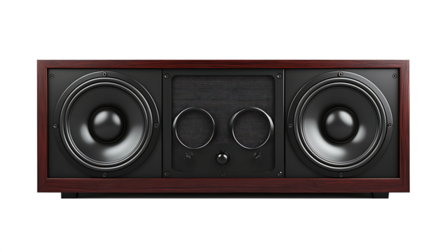 Premium wooden soundbar stereo system home theater audio