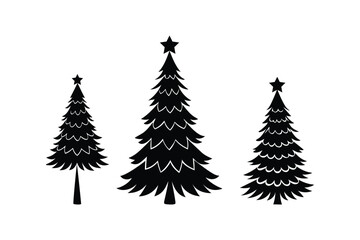 Fototapeta premium Christmas Tree Vector Art Design for Festive Holiday Decorations
