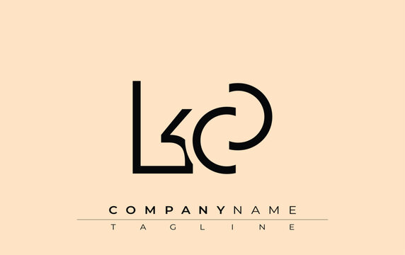 KCC abstract letter design. Modern Business Logo Design With Abstract Typography and Contemporary Style