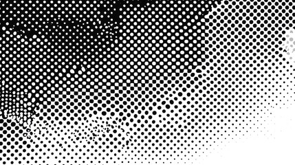 Abstract halftone pattern