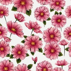 Obraz premium seamless floral pattern