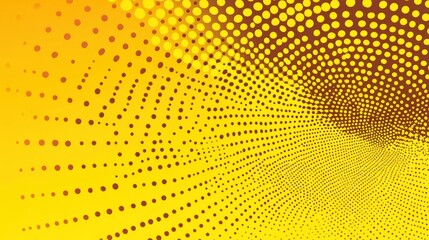 Abstract halftone swirl design