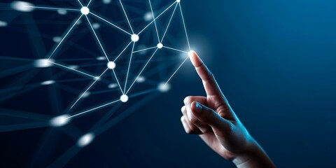 Digital transformation conceptual for next generation technology.