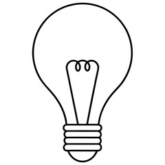 Light bulb vector illustration for innovation, ideas, and creative solutions
