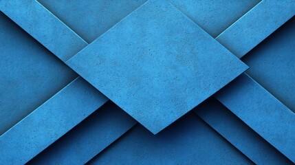 Abstract blue squares and rectangles