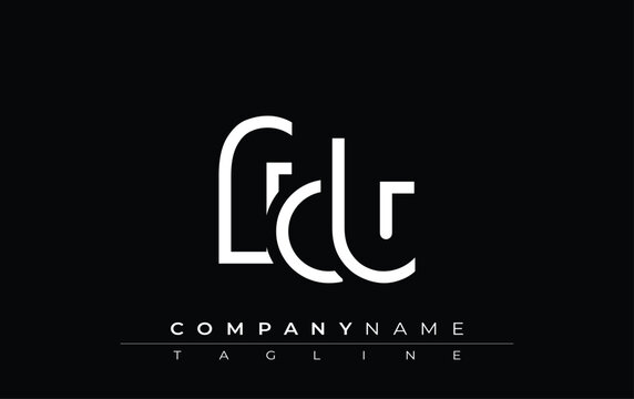 FCT abstract letter design. Modern Business Logo Design With Abstract Typography and Contemporary Style