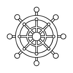 Obraz premium kubernetes icon icon, kubernetes icon vector illustration-simple illustration of kubernetes icon , perfect for kubernetes icon logos and icons