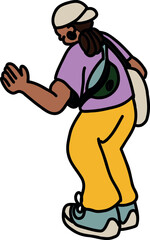 Diverse Group of Illustrated People in Vector Characters Collection